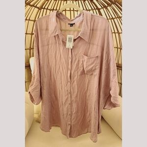 PLUS SIZE 26 Torrid Mauve Blouse